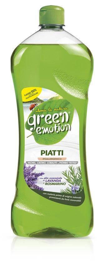 

Гипоалергенное средство для мытья посуды Green Emotion Piatti Lavanda&Rosmarino 1000 ml