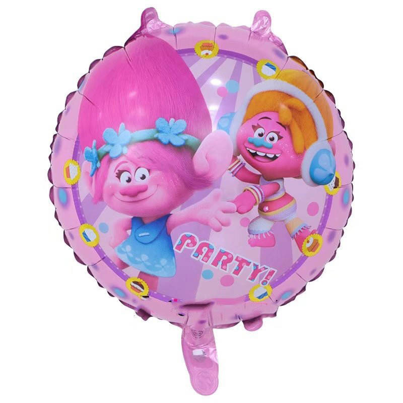 

Фольгированный шар круг Тролли 18" Китай