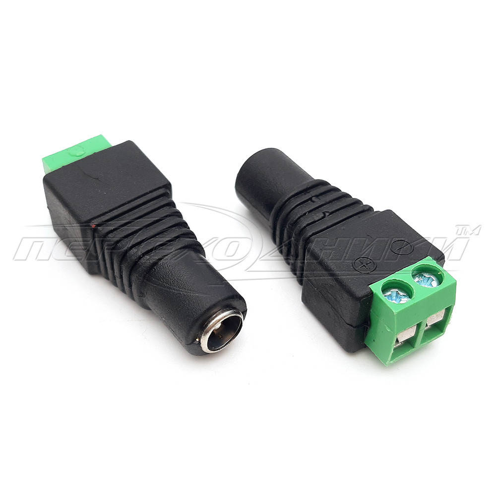 

Разъем питания DC гнездо 5.5x2.5 мм с клеммной колодкой