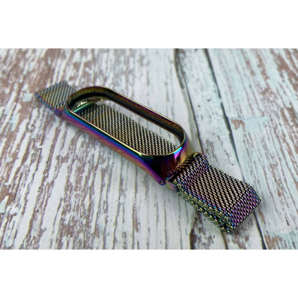 

Ремінець на фітнес браслет Xiaomi Mi Band M5/Mi Band M6 Metal №6