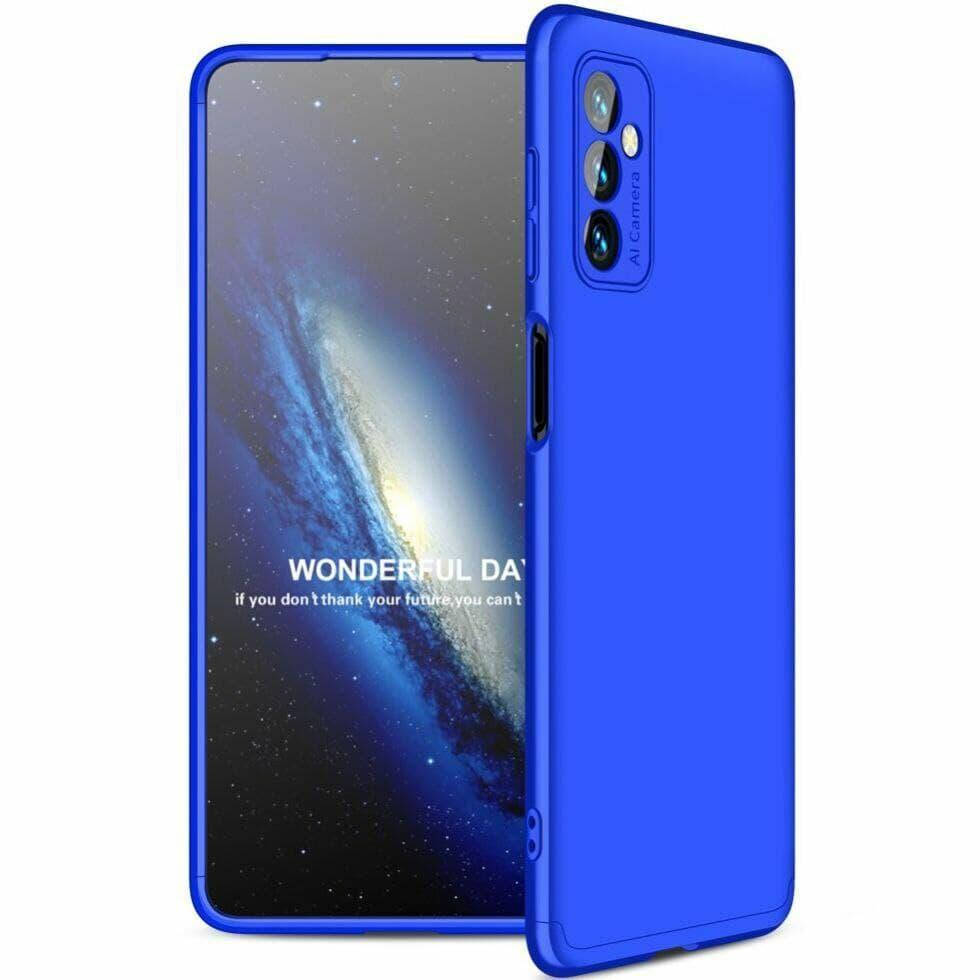 

Чехол GKK 360 градусов для Samsung Galaxy M52 цвет Синий