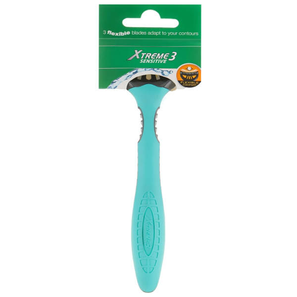 

Бритва одноразовая Wilkinson Sword Extreme 3 Sensitive с тремя лезвиями на плавающей головке