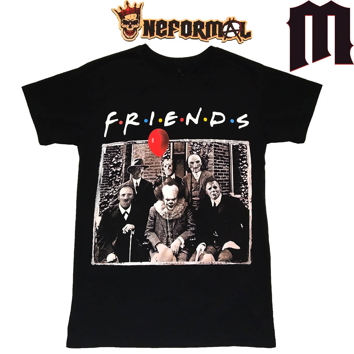 

Футболка Friends (Фредди Крюгер, Джейсон, Пила, Ганнибал Лектер, Пеннивайз, Майкл Майерс) Urbanist, Размер M