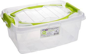 

Пищевой контейнер с ручками 9 литров, Прозрачный