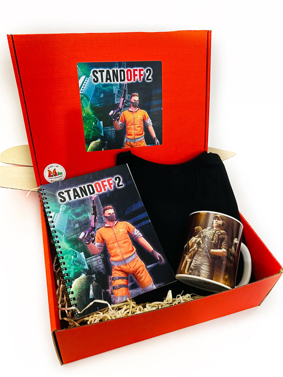 

StandOff 2 подарочный бокс - набор Стенд оф 2 Подарок для ребенка: для мальчика Stand Off 2 Футболка Чашка