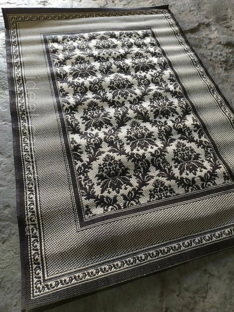 

Килим без ворсу 1.7*2.4 м, рогожка Natura! Коричневий! Класика