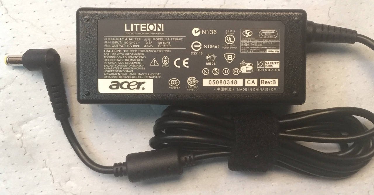 

Блок питания для ноутбука ACER 19V-4.74(5.5x1.7mm)
