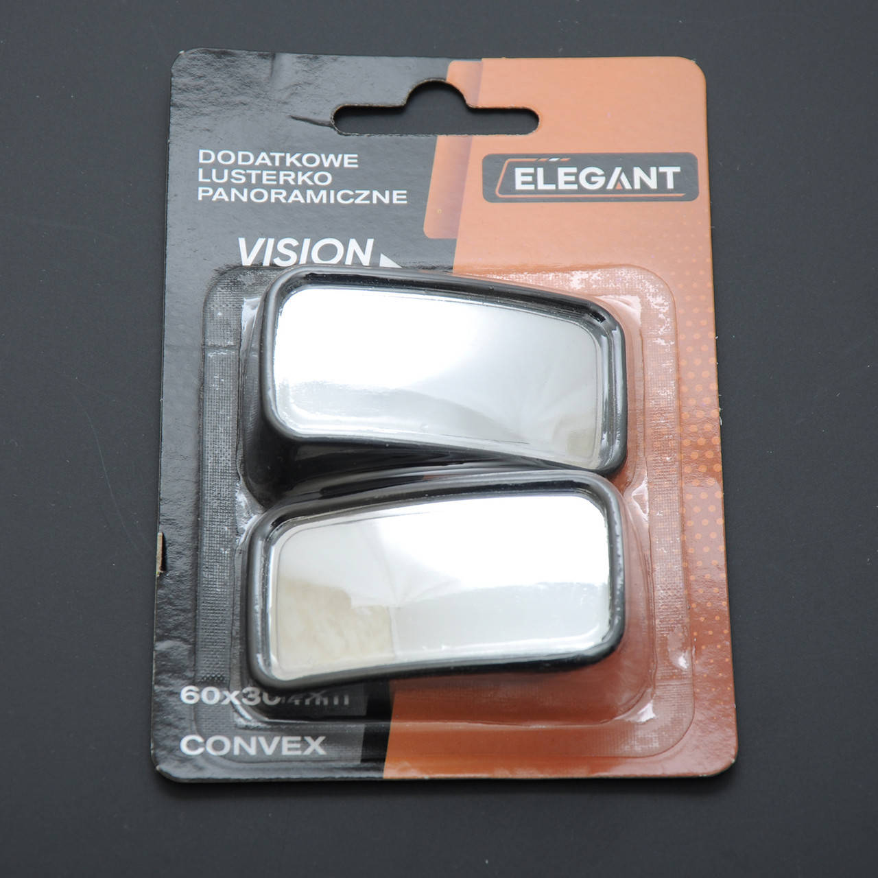 

Зеркало мертвая зона прямоуг. 60х30мм Elegant EL 130503 Black (2шт)