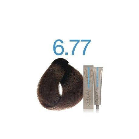 

Стойкая крем-краска 3DeLuXe professional № 6-77- светлый интенсивный коричневый кошемир, 100 мл