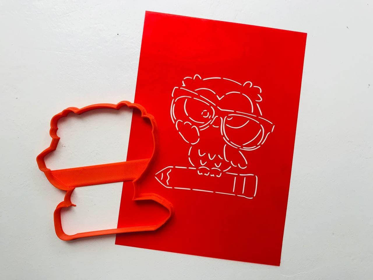 

3D формочки-вырубки для пряников "Сова 20"