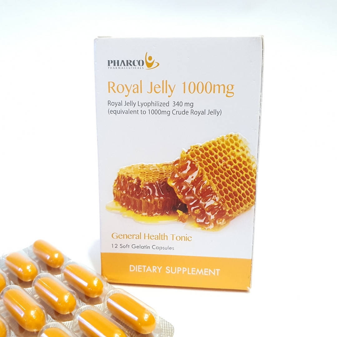 

Royal Jelly, Маточное Молочко 1000 мг - 12 желатиновых капсул