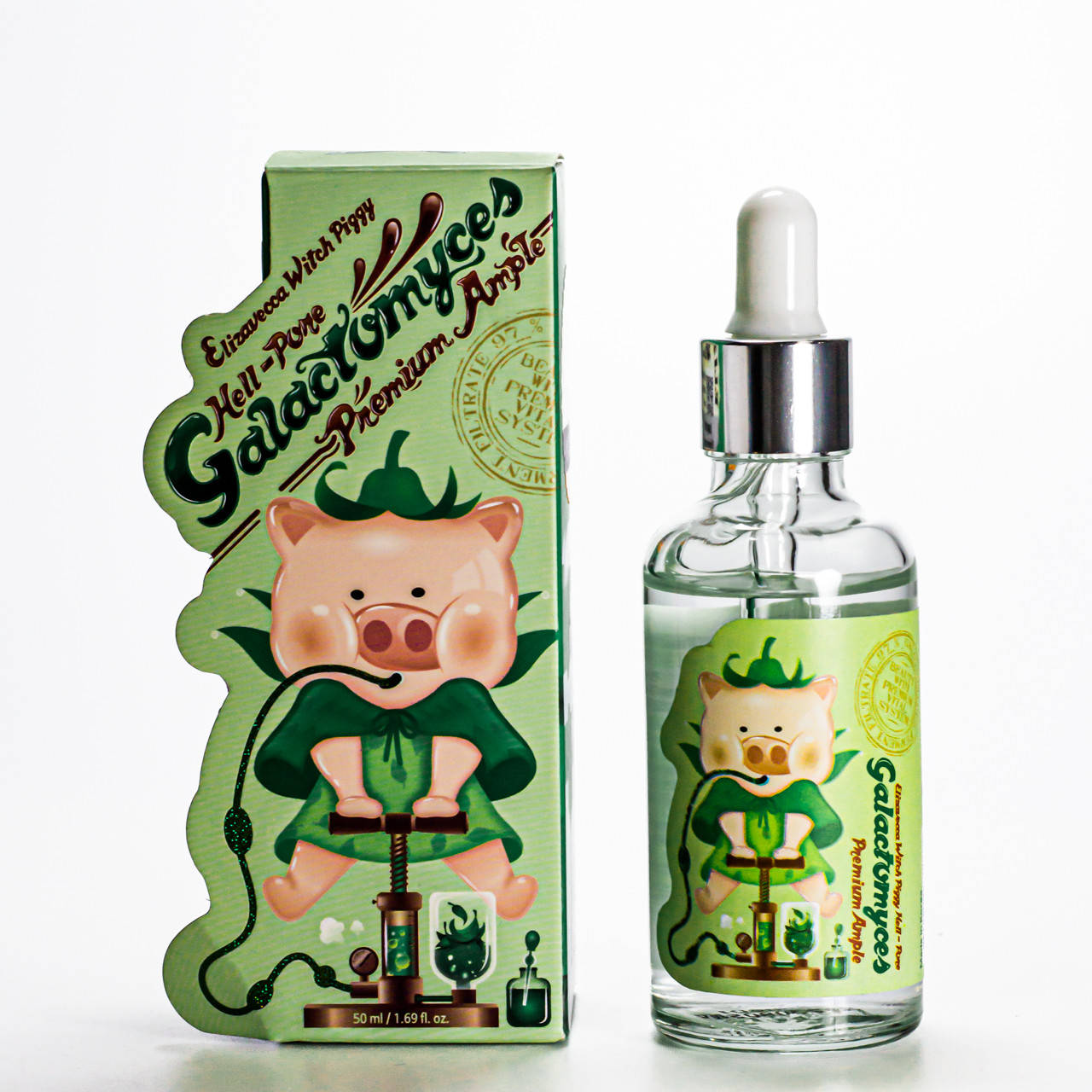 

Сыворотка для лица омолаживающая Elizavecca Witch Piggy Galactomyce 97% 50 мл