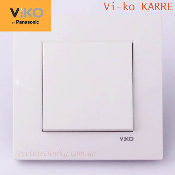 

Выключатель одноклавишный VI-KO Karre скрытой установки (белый)