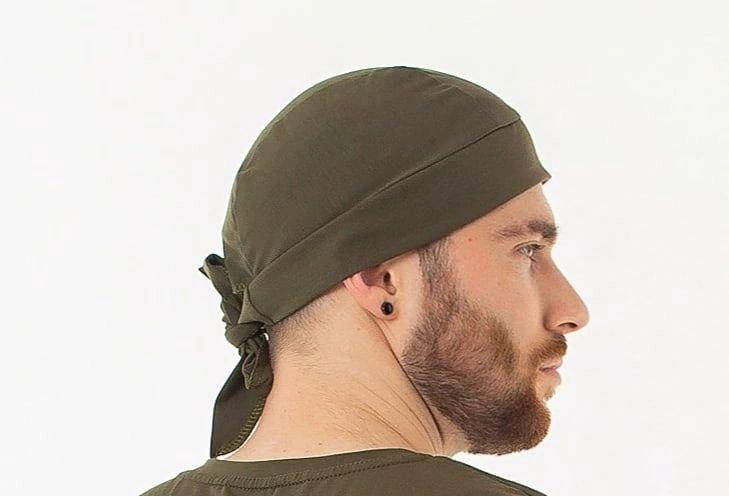 

Мужская летняя бандана, 100% хлопок хаки