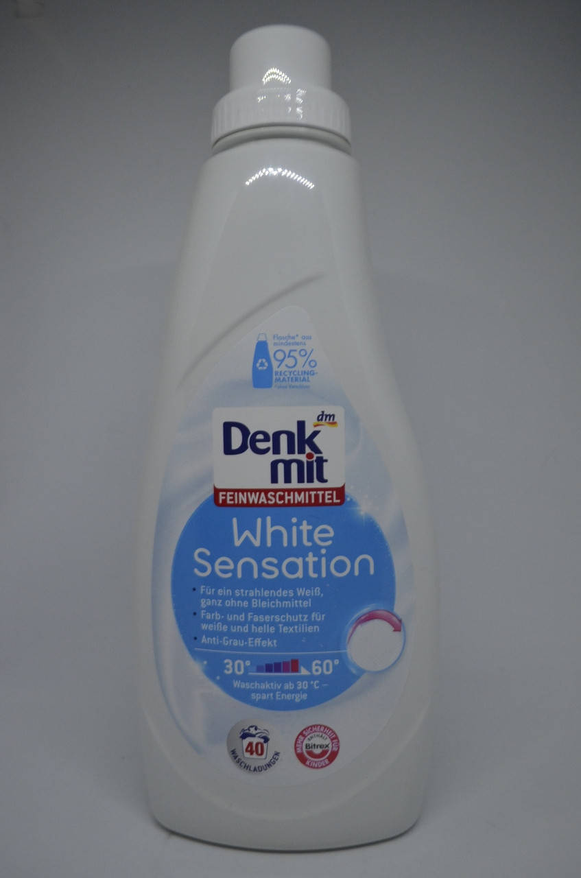 

Гель д/белого белья Denkmit White Sensation 1л (40 стирок) Германия