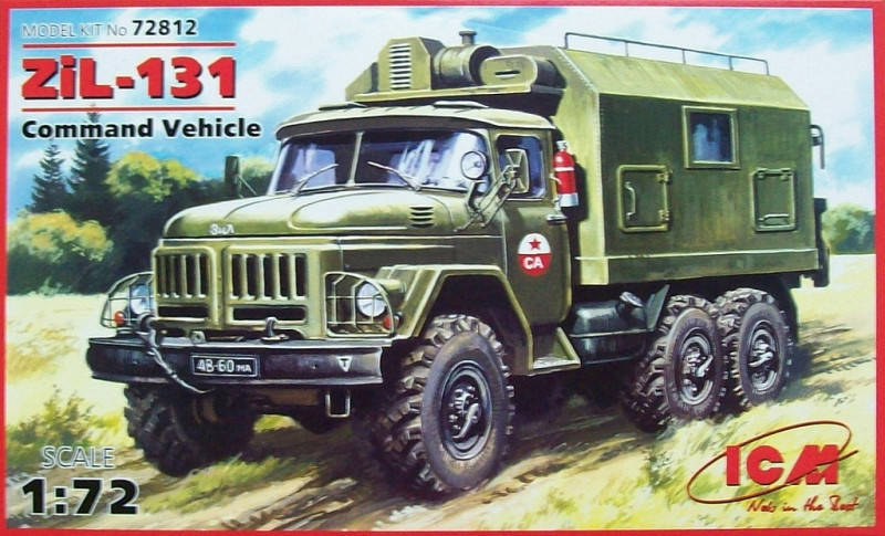 

Сборная модель Подвижный командный пункт ЗиЛ-131 1:72 ICM (72812)