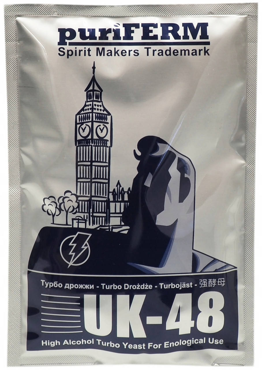 

Сухие турбо дрожжи Purifenn UK-48 (ORIGINAL)