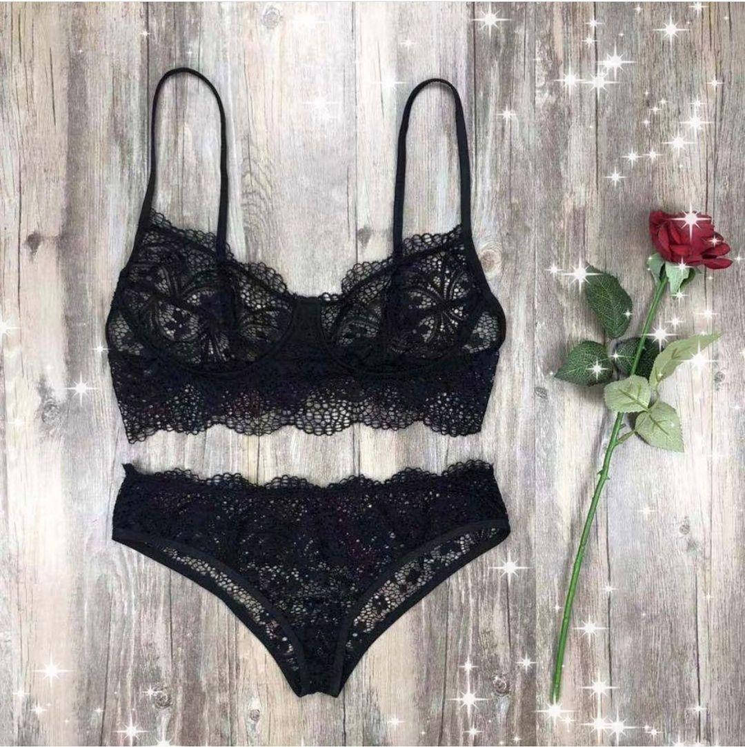 

Комплект нижньої білизни, Черный