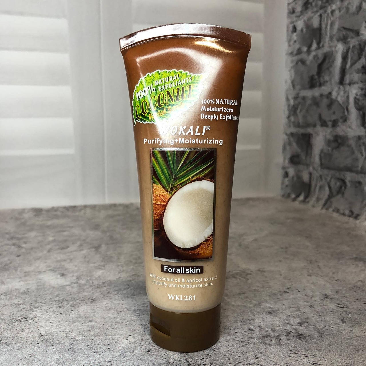 

Скраб для особи Wokali Smoothing Moisturizing Coconut 120 мл
