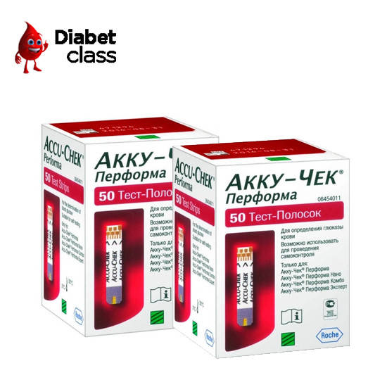 

Тест-полоски Акку-Чек Перформа (Accu-Chek Performa)100 шт