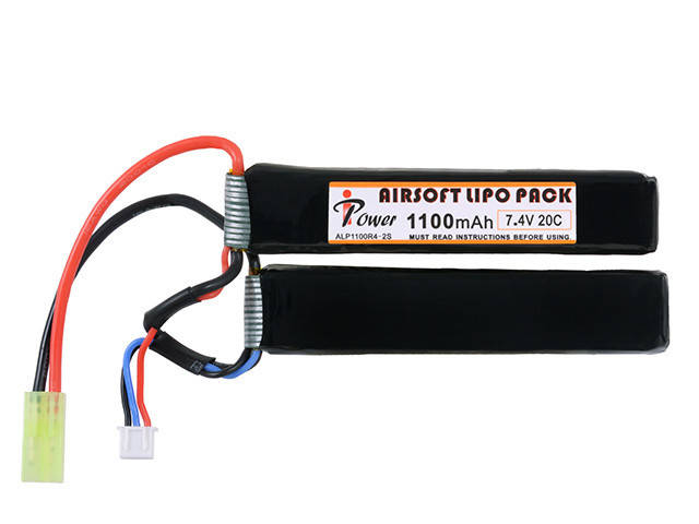 

Аккумулятор Li-Po 1100mAh 7,4V 20C [IPower] (для страйкбола)