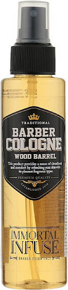 

Спрей-одеколон IMMORTAL Barber Cologne Wood Barrel 150 мл