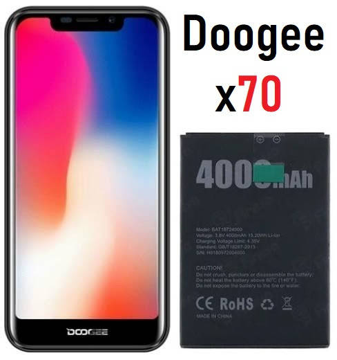 

Аккумулятор, батарея Doogee X70
