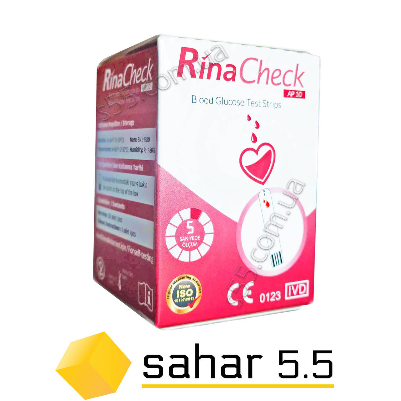

Полоски для глюкометра Рина Чек - Rina Check 50шт.
