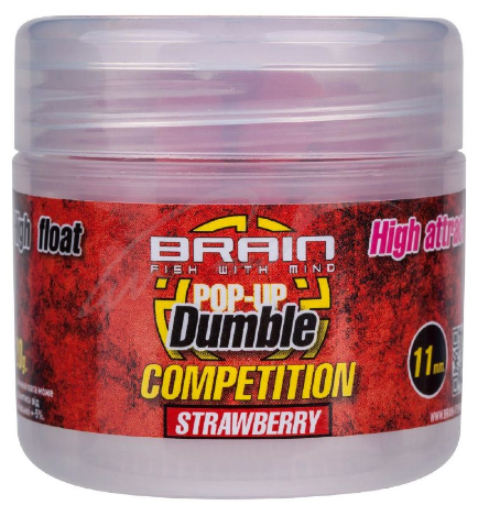 

Бойлы Brain Dumble Pop-Up Competition Strawberry 11 mm 20 g