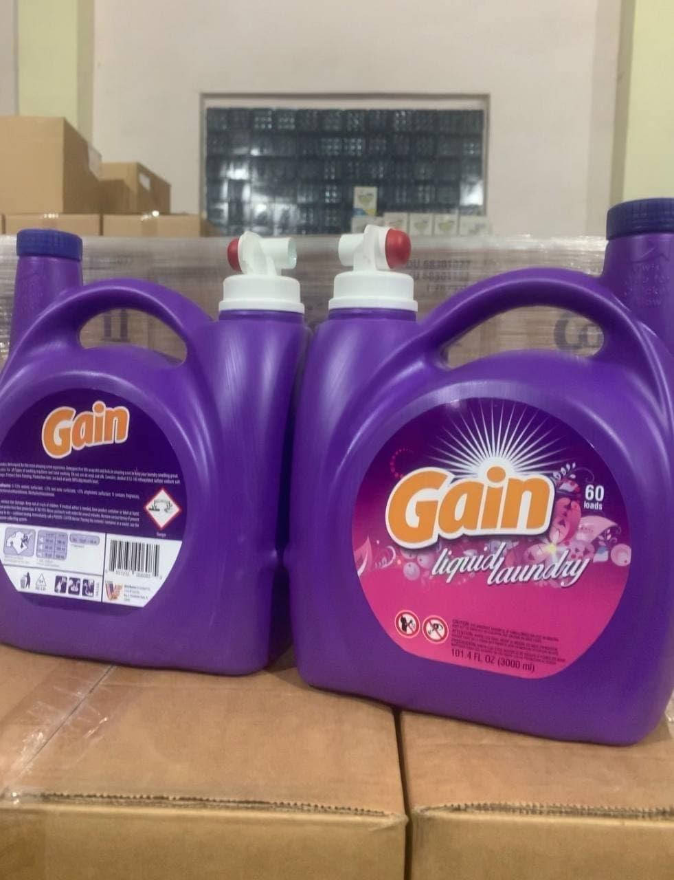 

Оригинальный Гель для стирки Gain Liquid Laundry 60, 3л (США)
