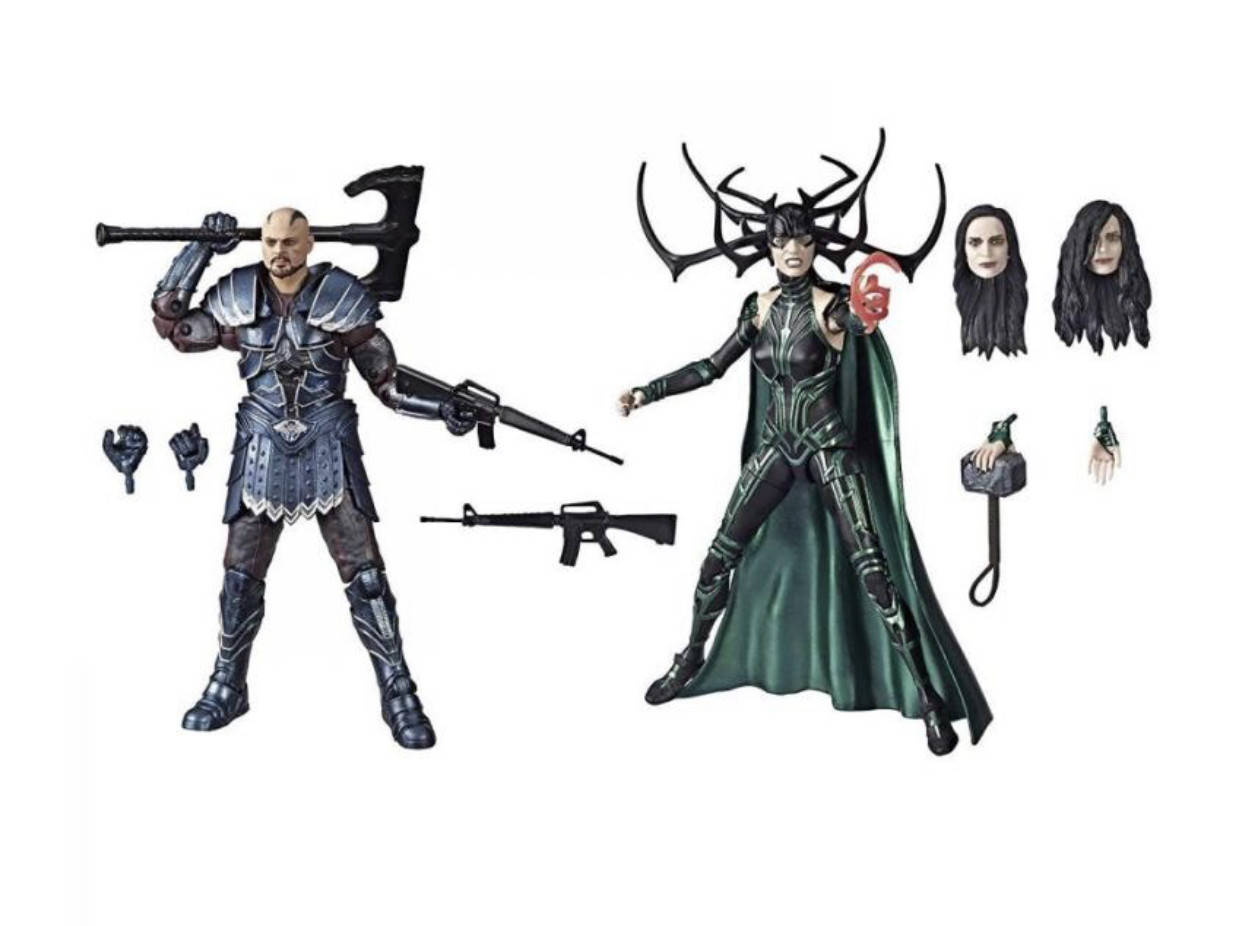 

Набор фигурок Палач и Хела серия Marvel Legends Skurge & Hela