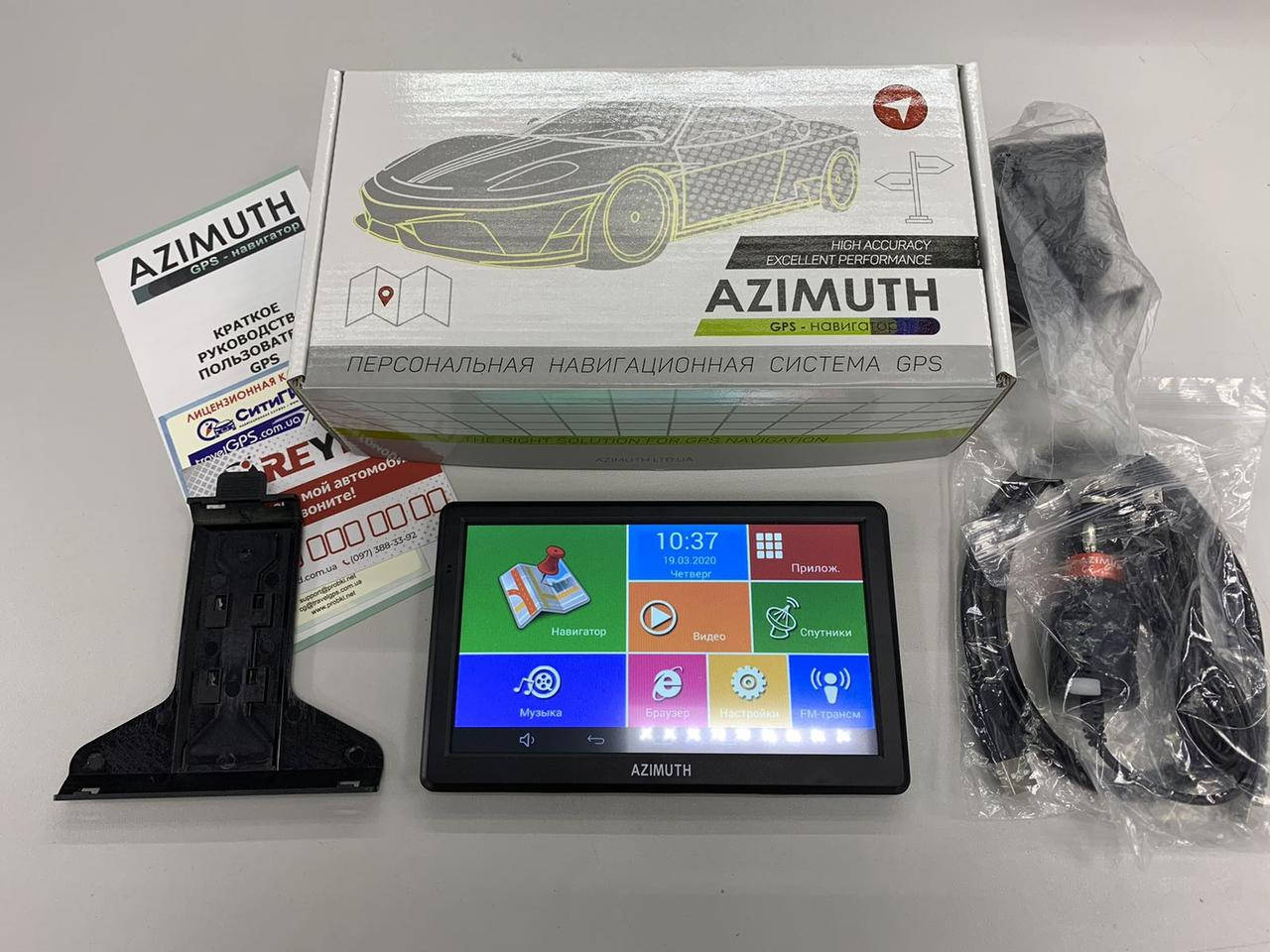 

Автомобильный GPS Навигатор Azimuth S74