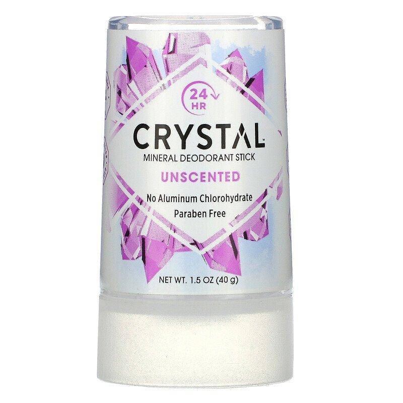 

Crystal Body Deodorant, минеральный дезодорант-карандаш, без запаха, 40 г
