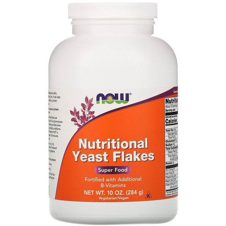 

Пищевые дрожжи в хлопьях NOW Foods "Nutritional Yeast Flakes" (284 г)