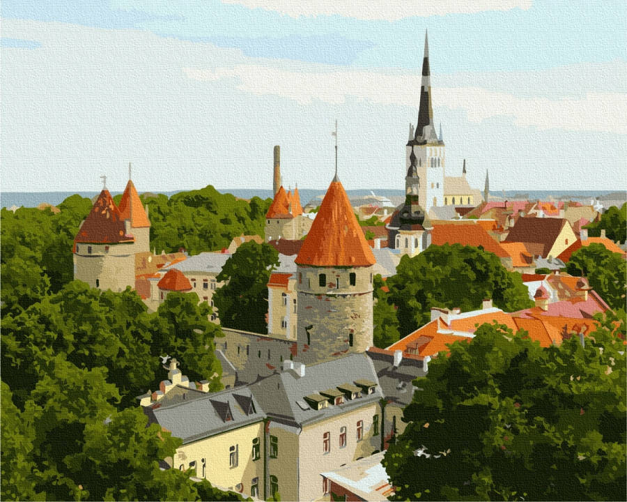 

Картина по номерам Крыши старого Таллина (BK-GX8100) 40 х 50 см (Без коробки)
