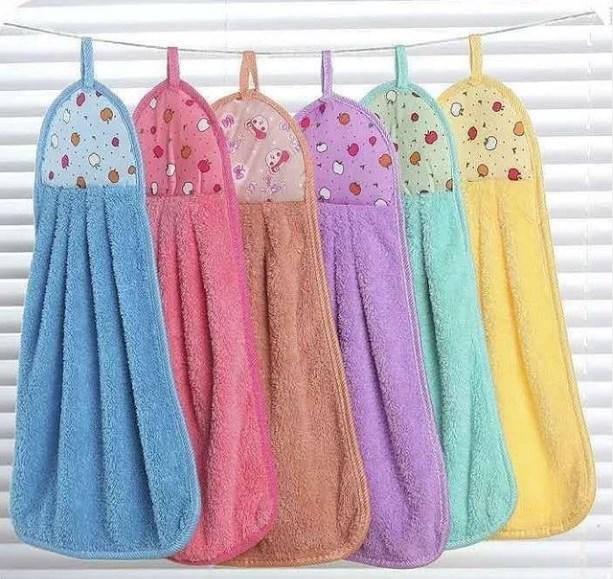 

Полотенце кухонное, детское полотенце для рук микрофибра, Разные цвета