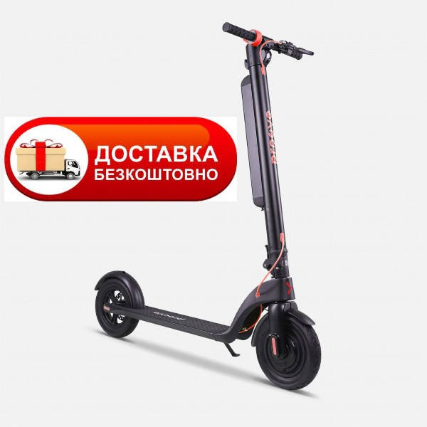 

Електросамокат Proove X-City Pro Чорно-червоний мотор-колесо 350 w