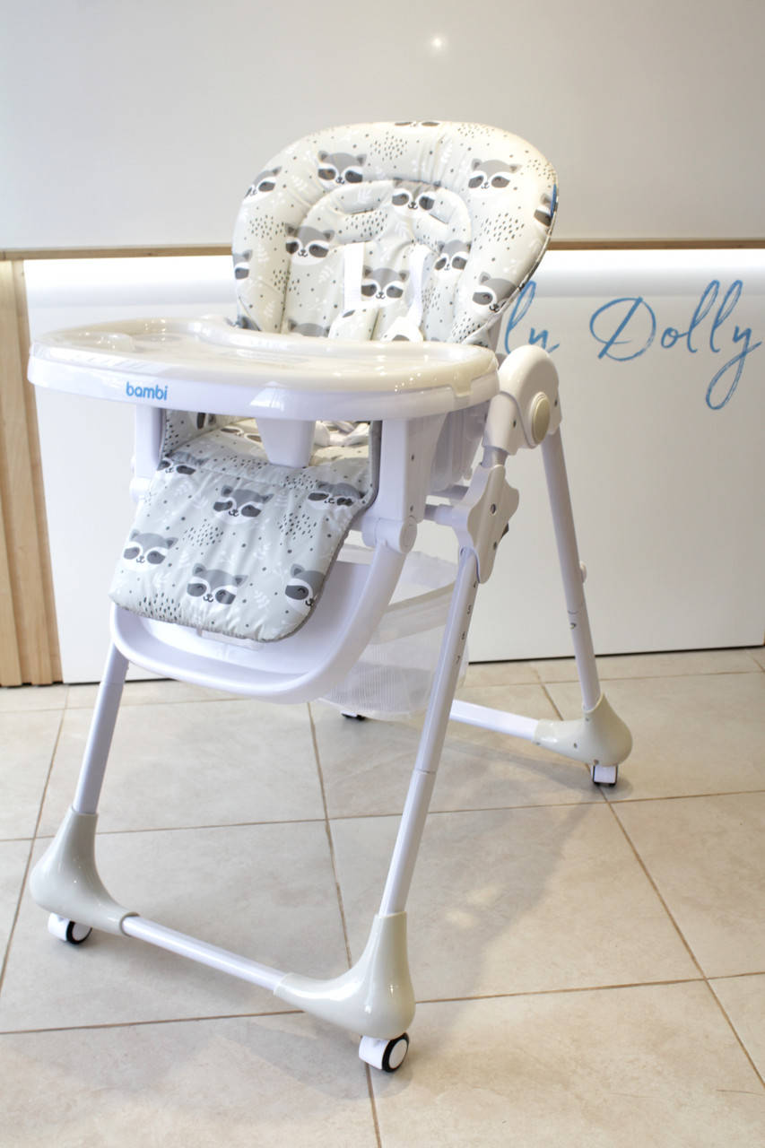 

Стульчик для кормления Bambi M 3233 Raccoon Gray