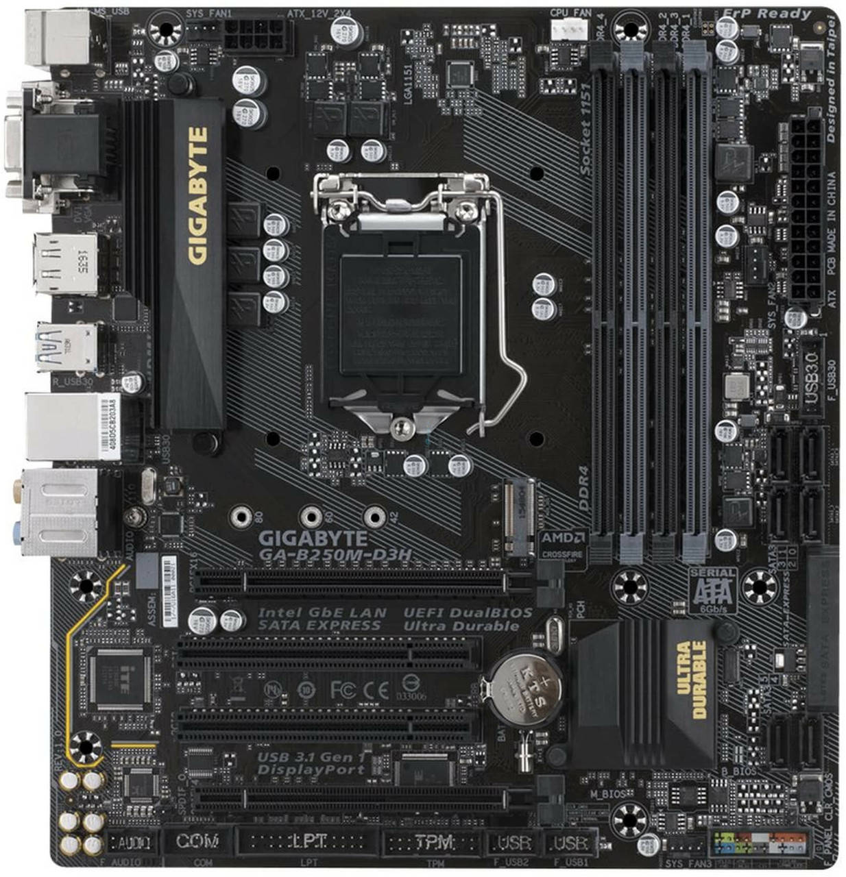 

Gigabyte GA-B250M-D3H (s1151, Intel B250, PCI-Ex16)