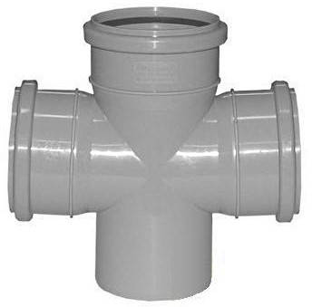 

Крестовина канализационная d 110/110/110-90°, PP, Серый