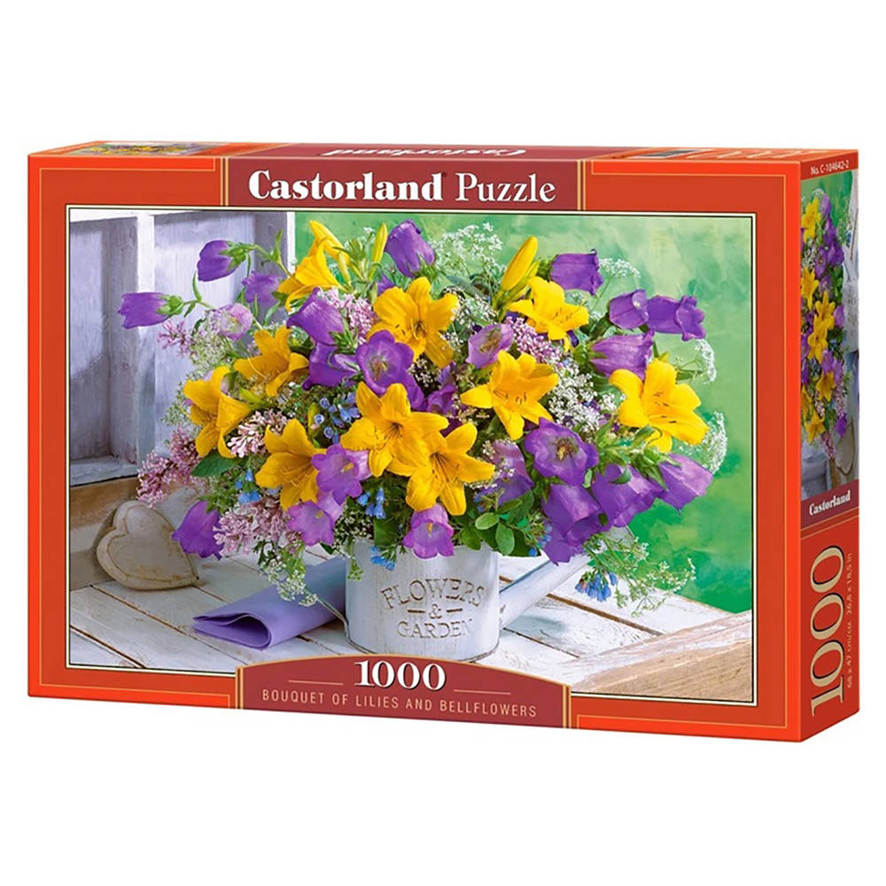 

Пазл "Букет с лилиями и колокольчиками", 1000 элементов Castorland (5904438104642)
