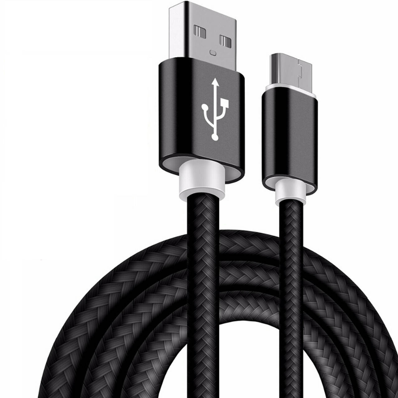 

Кабель Lapu USB Type-C Шнур для Зарядки 1 метр нейлон Black, Черный