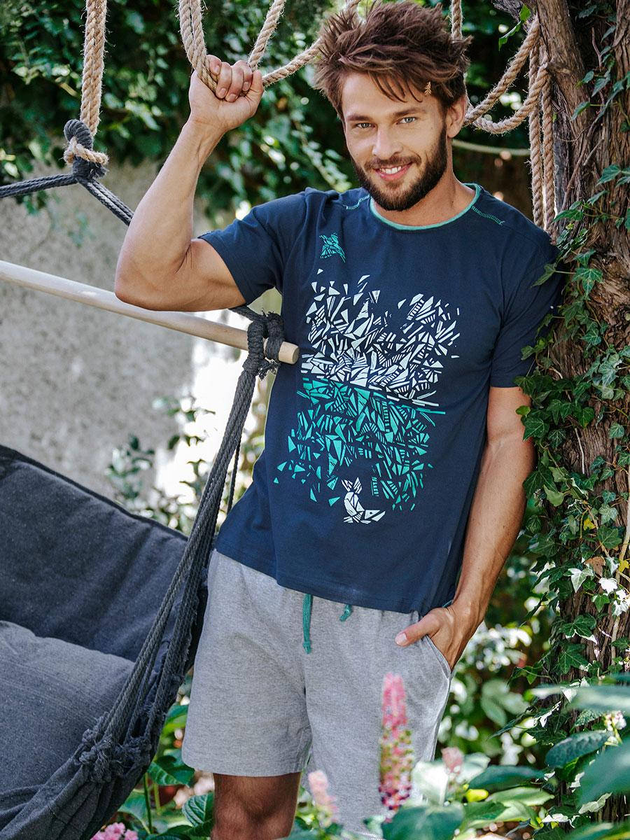 

Якісна чоловіча літня піжама Key MNS 424 A20 Польща