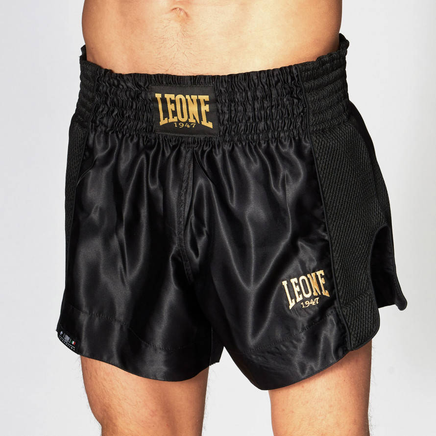 

Шорты для тайского бокса Leone Essential Black XL, Черный
