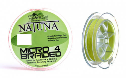 

Шнур DuraKing Natuna Micro X4 300m 0.14mm 8.2kg Fluo Yellow, Желтый