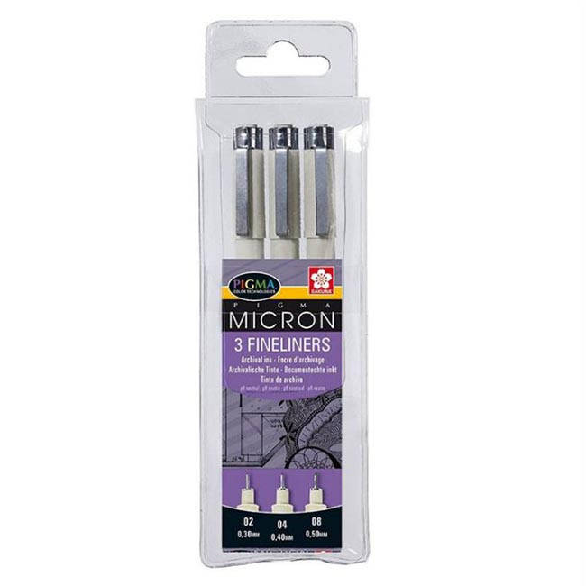 

Набор лайнеров Sakura Pigma Micron 3 шт