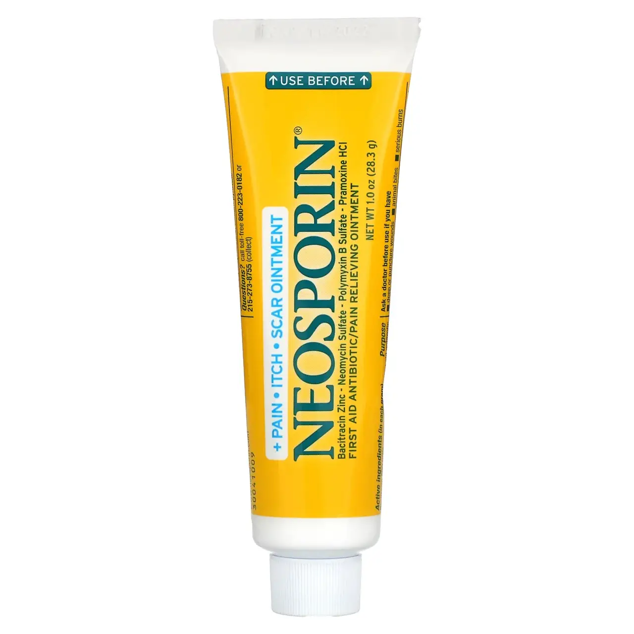 

Neosporin, Multi-Action, Pain Itch Scar Ointment, 1.0 oz (28.3 g)