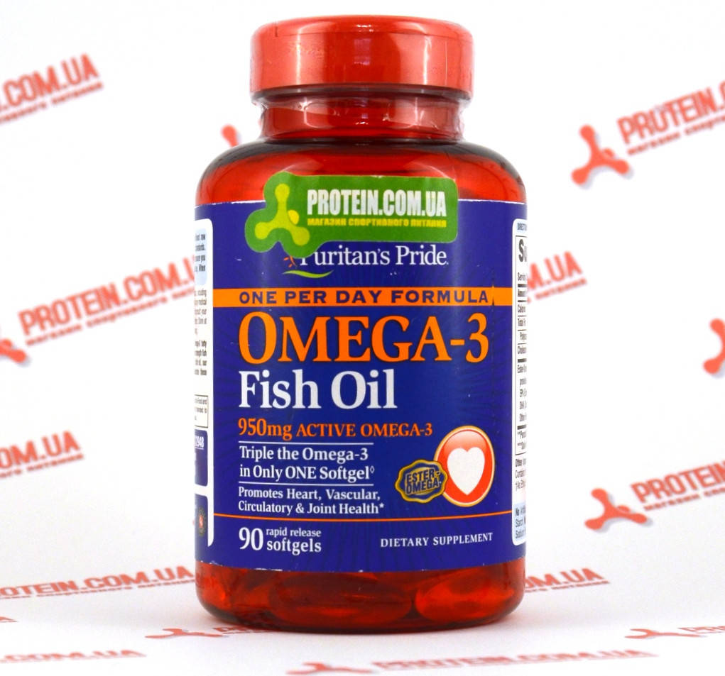 

Рыбий Жир Puritans Pride Omega 3 One Per Day Formula 90 капс