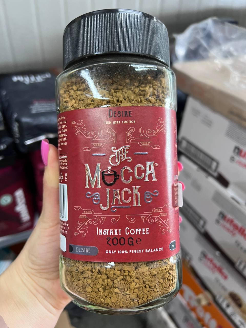 

Растворимый кофе ☕️ "Mocca Jack Desire" 200 гр. Германия