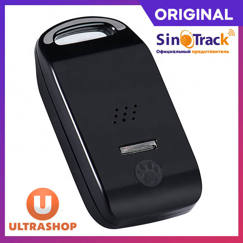 

Луший портативный GPS-трекер для детей, животных, престарелых людей Sinotrack ST-904 Original с кнопкой SOS